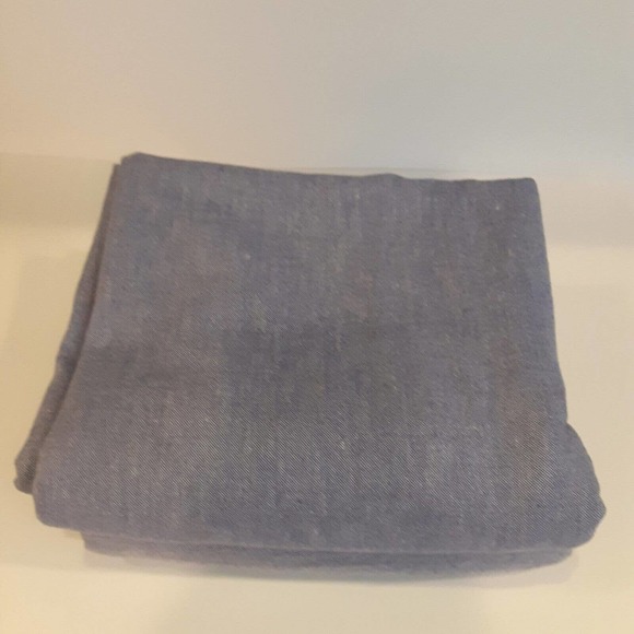 KAF/ Home Rectangular Tablecloth Denim Tone Note - Picture 1 of 8